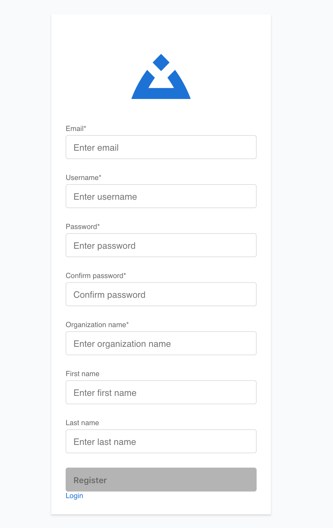User Registration Interface